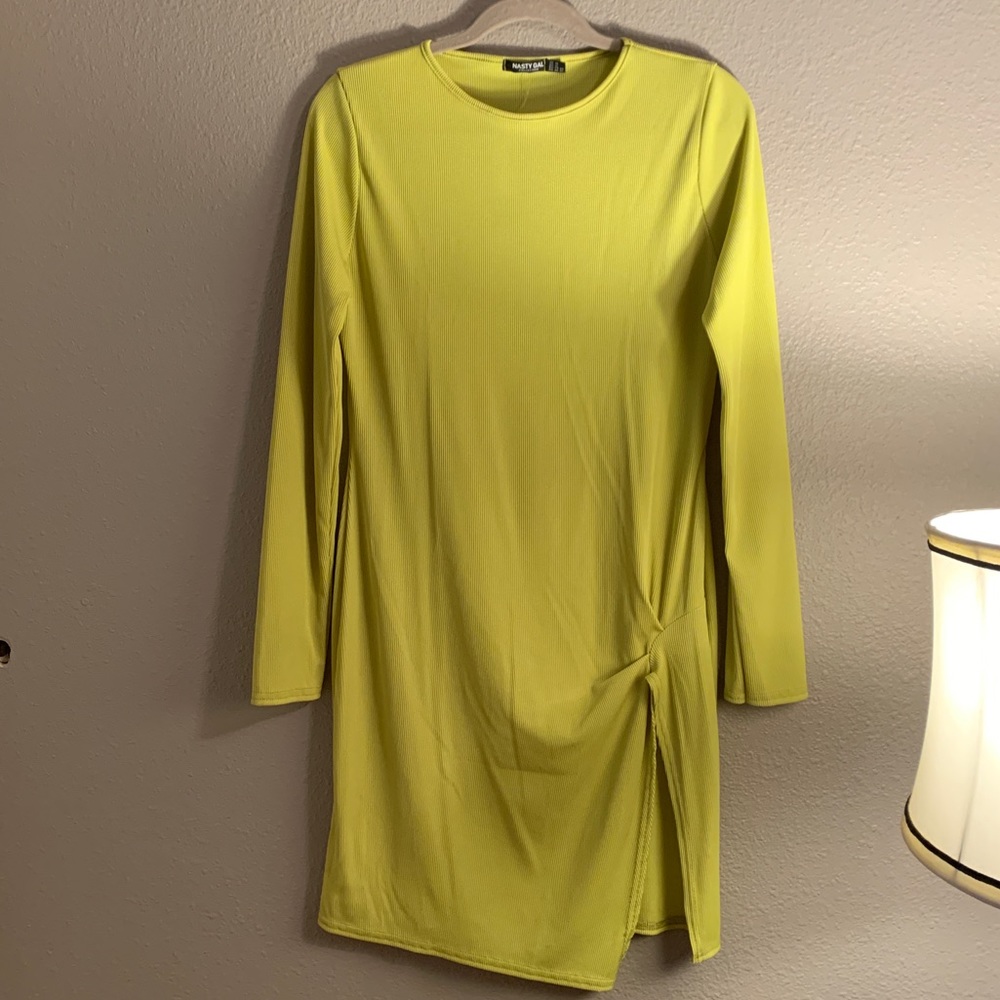 Nasty Gal Lime Mini Dress